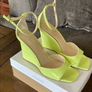Jessica Simpson LEEHI Wedge Sandals with Ankle Strap